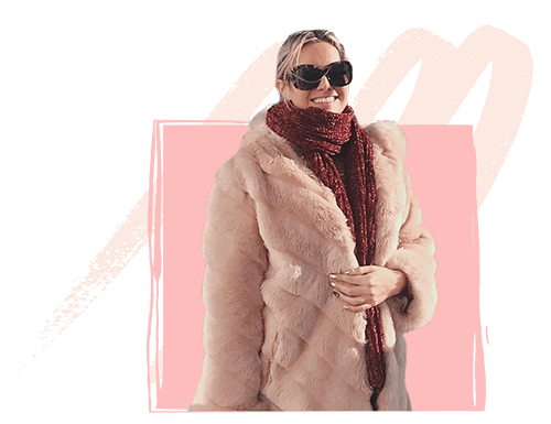 Britney Taylor with pink background
